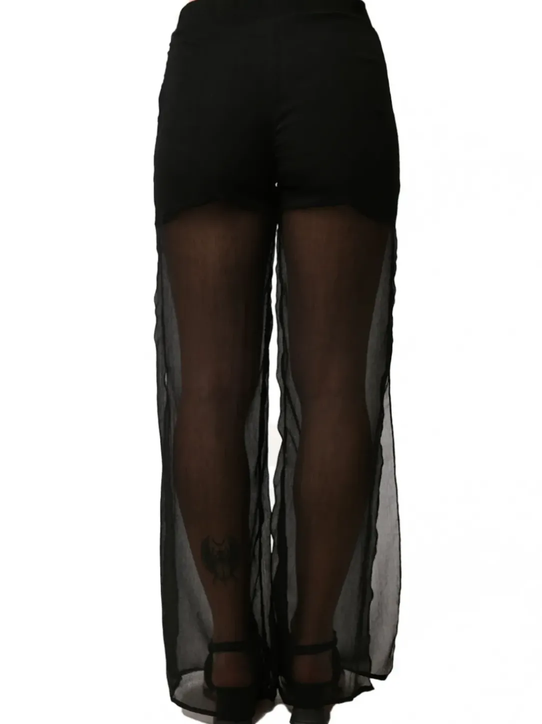 PANTALONE SETA NERO